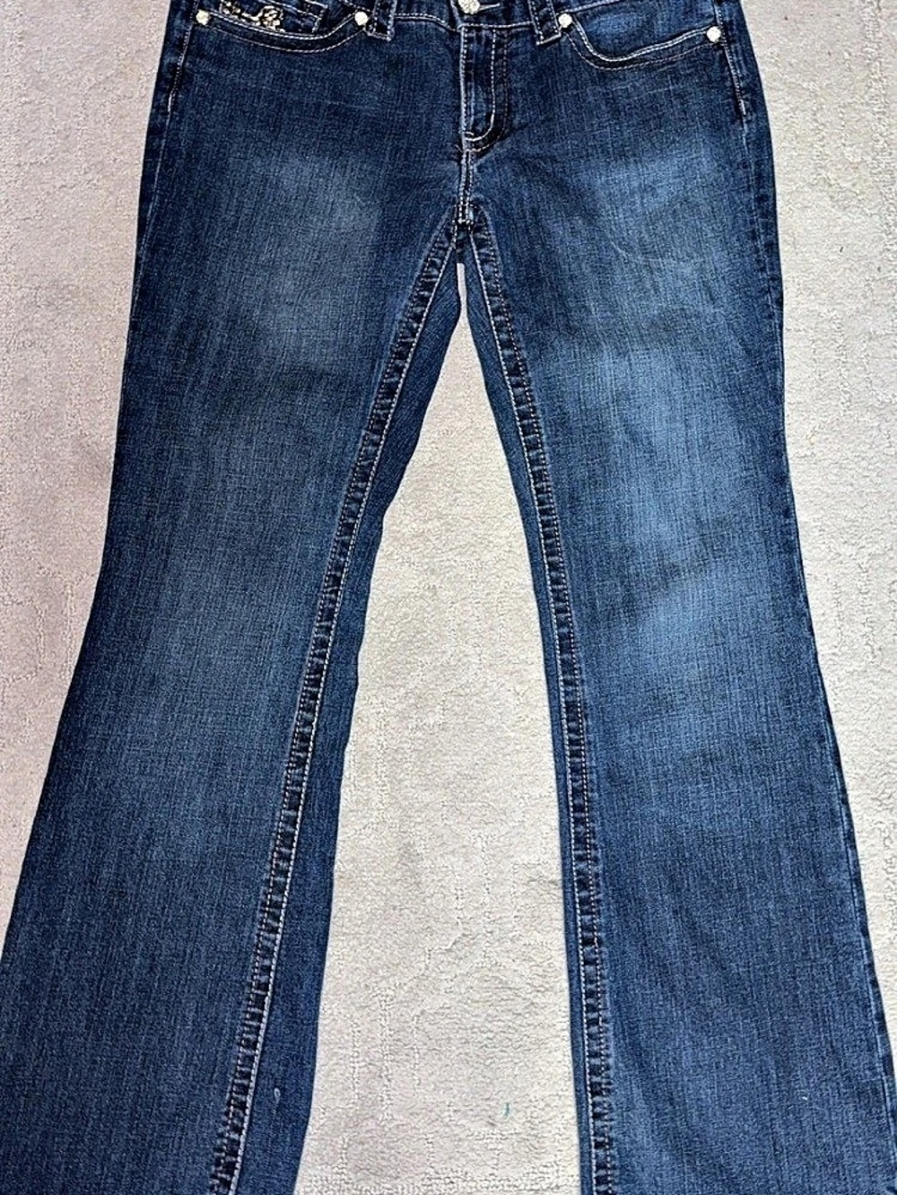 Seven7 Boot Cut Jeans in Blue
